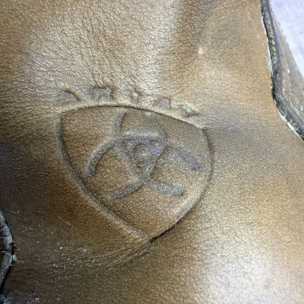 Ariat Boots Brown Leather Cowboy Western Work Men’s Size 8 B